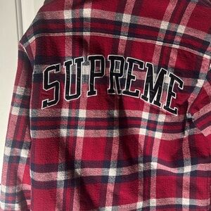 Red Supreme flannel